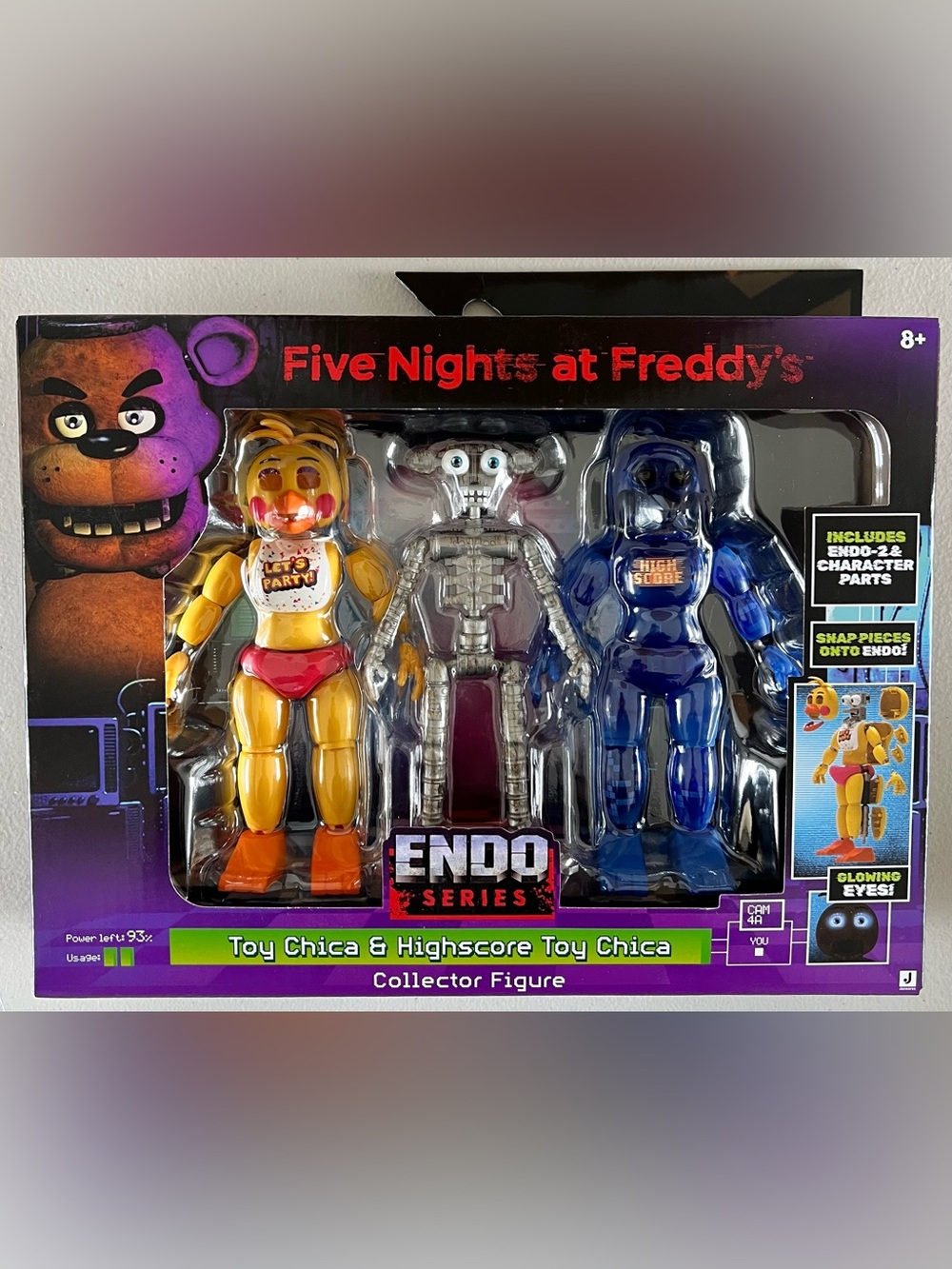 Five Nights At Freddy’s FNAF Endo Series Toy Chica and Highscore Toy Chica New